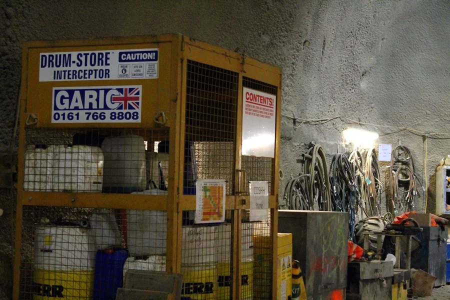 Equipment stored at the Farringdon site (Photo: Stu Robarts/Gizmag)