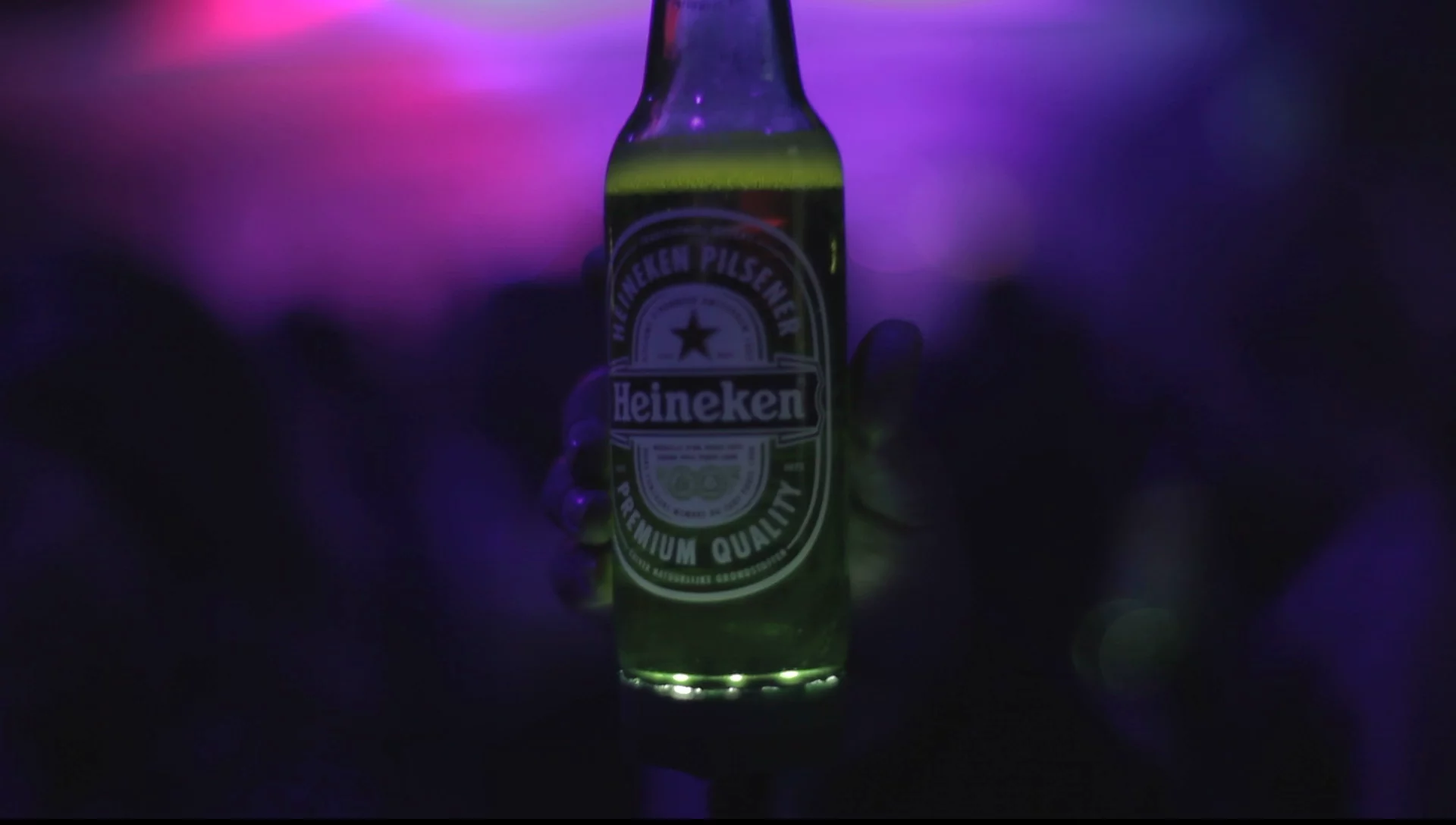 The LEDs are arranged facing upwards to illuminate the entire bottle when they're lit – an effect that's slightly more enhanced when the bottles are full