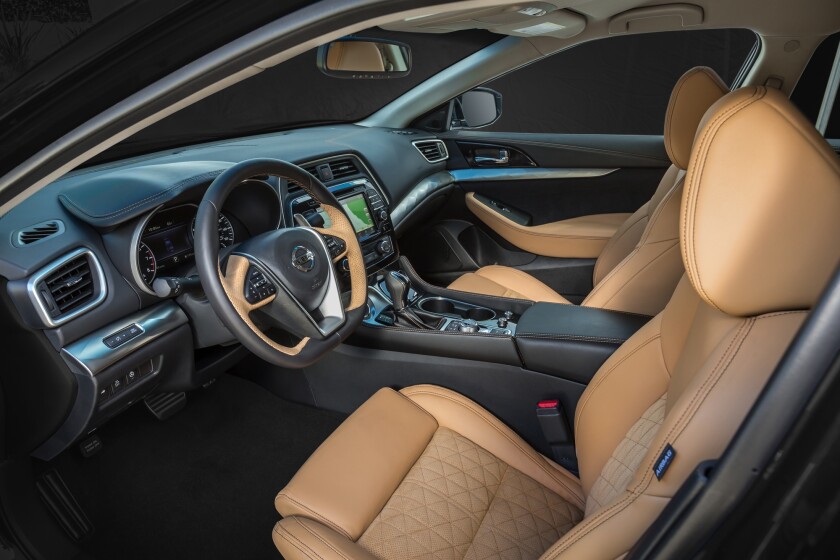 The 2016 Nissan Maxima has laminated front windows