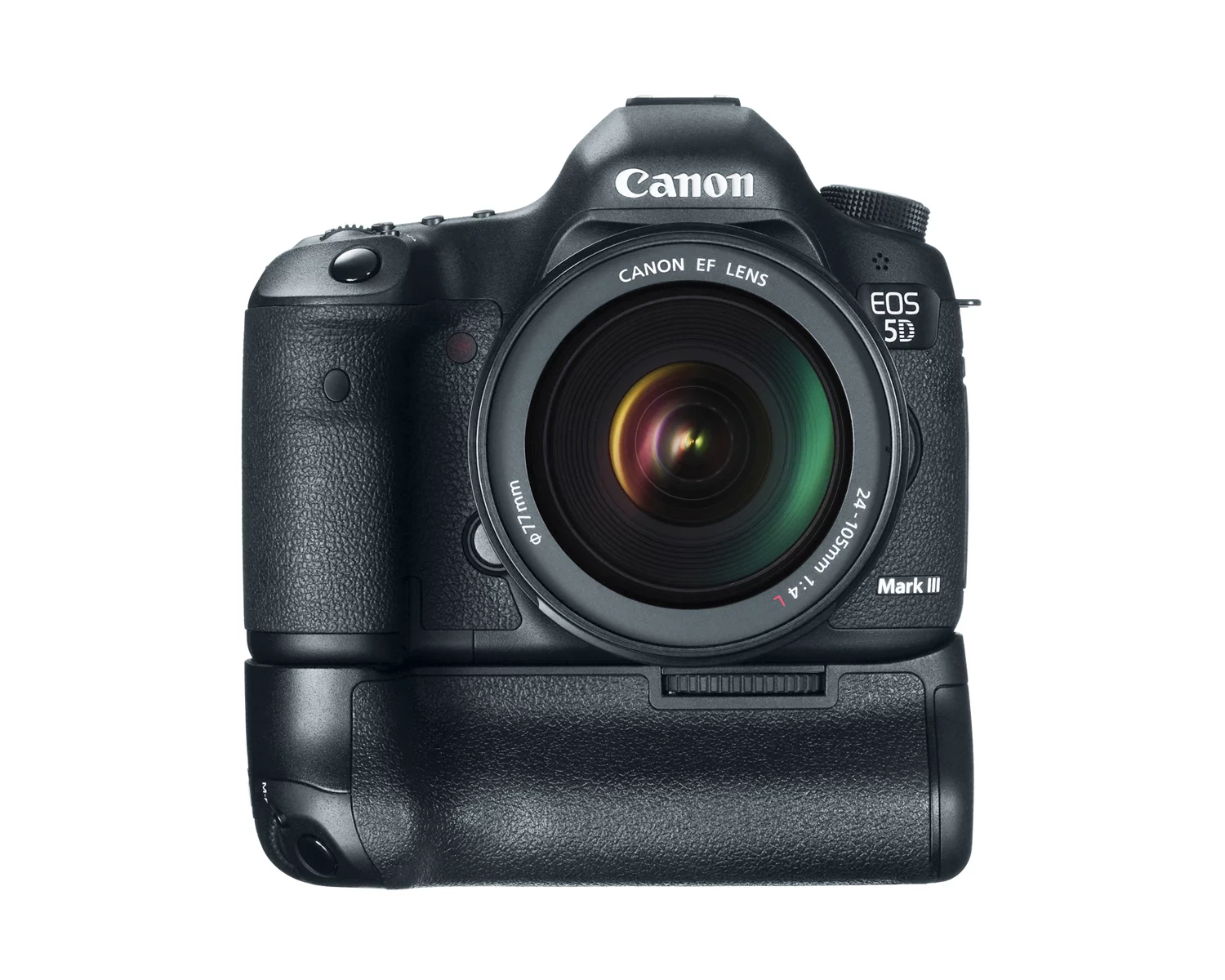The Canon EOS 5D Mark III with BG-E11 battery grip
