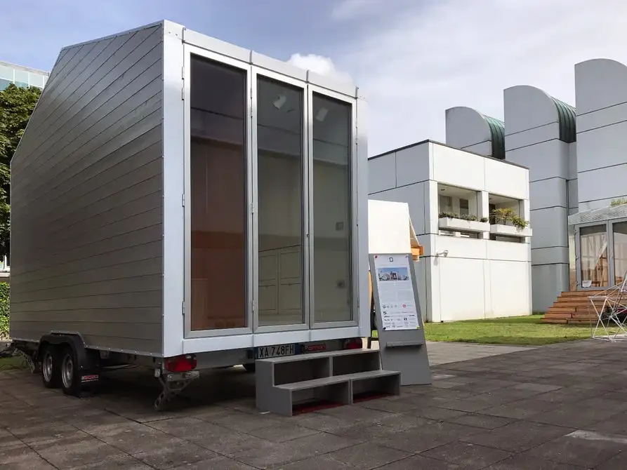 Berlin-based Italian architect and engineer Leonardo Di Chiara designed and built the aVoid tiny house to explore tiny living