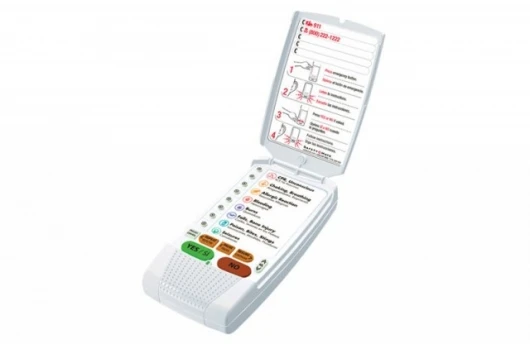 SafetyMate talking first-aid device