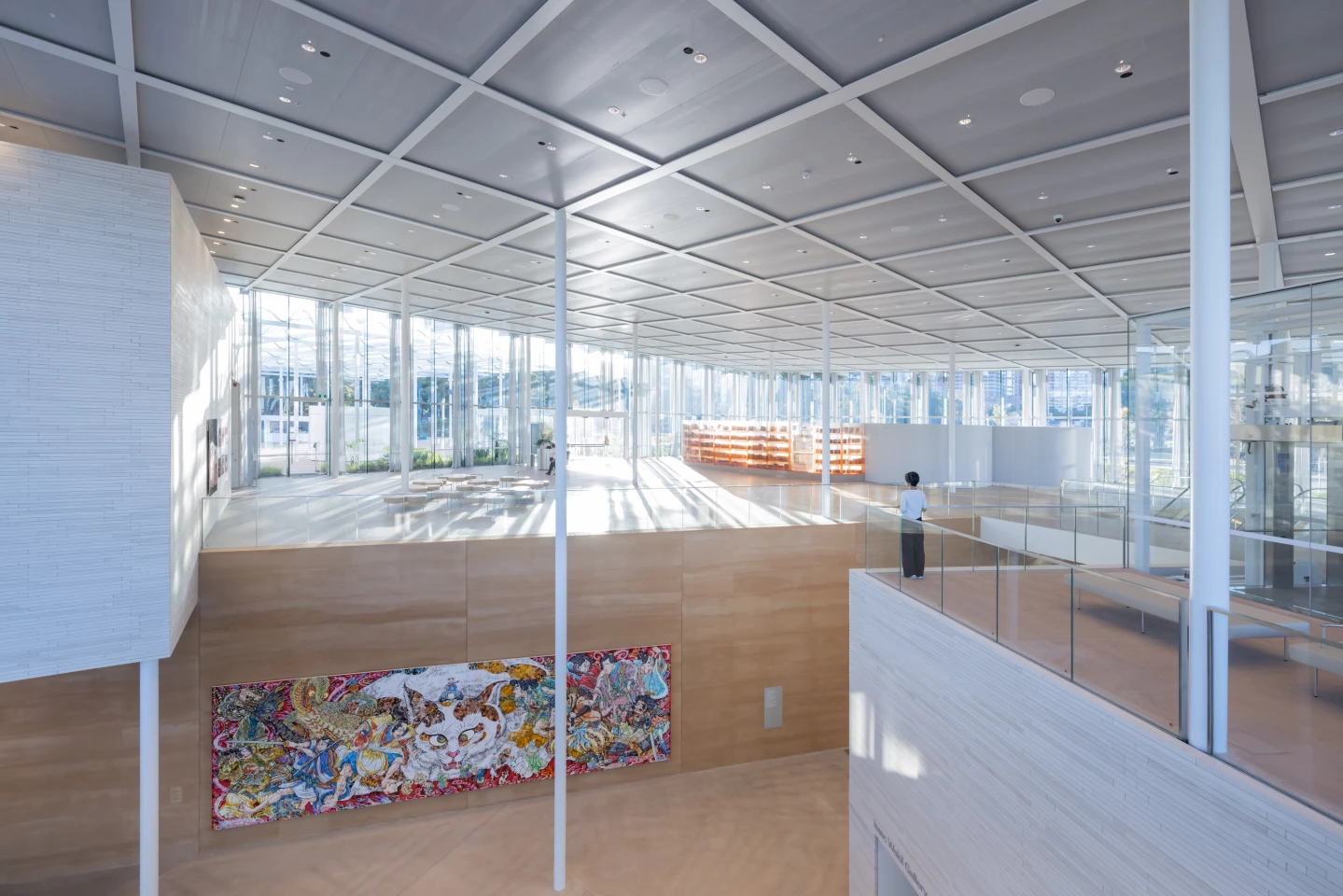 Sydney Modern's interior includes multiple exhibition spaces and visitor areas