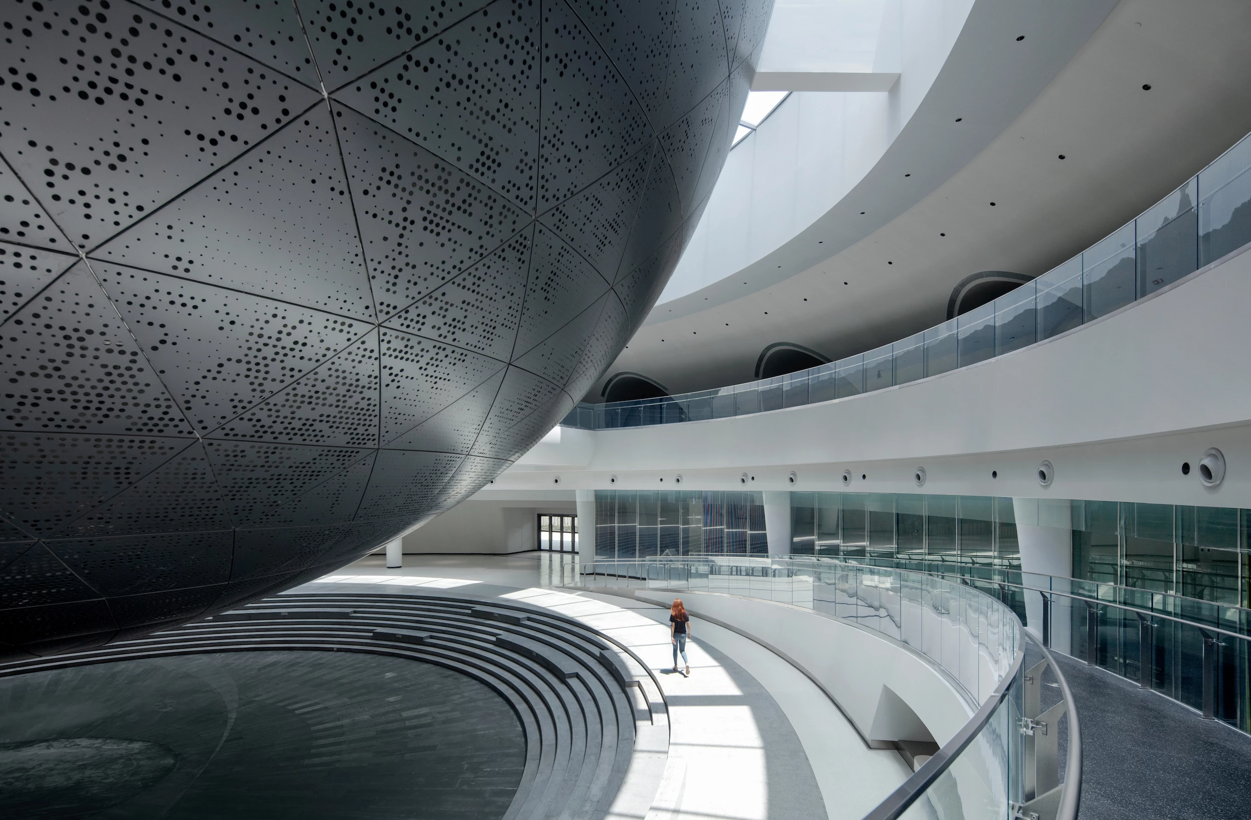 The Shanghai Astronomy Museum's Sphere contains a planetarium