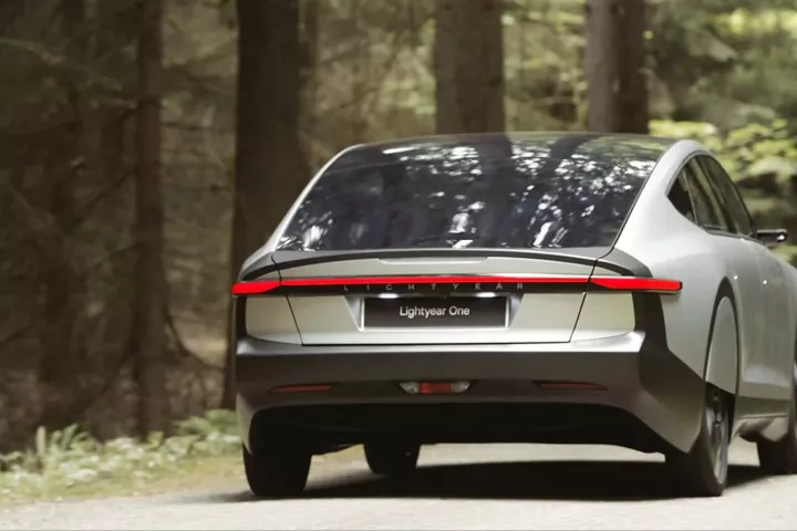 The Lightyear One will have five square meters of solar cells on its roof and hood