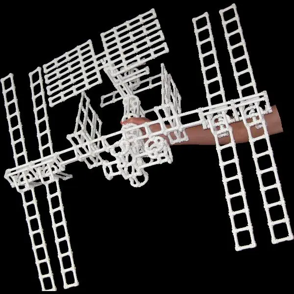The International Space Station, built with Crossbeams