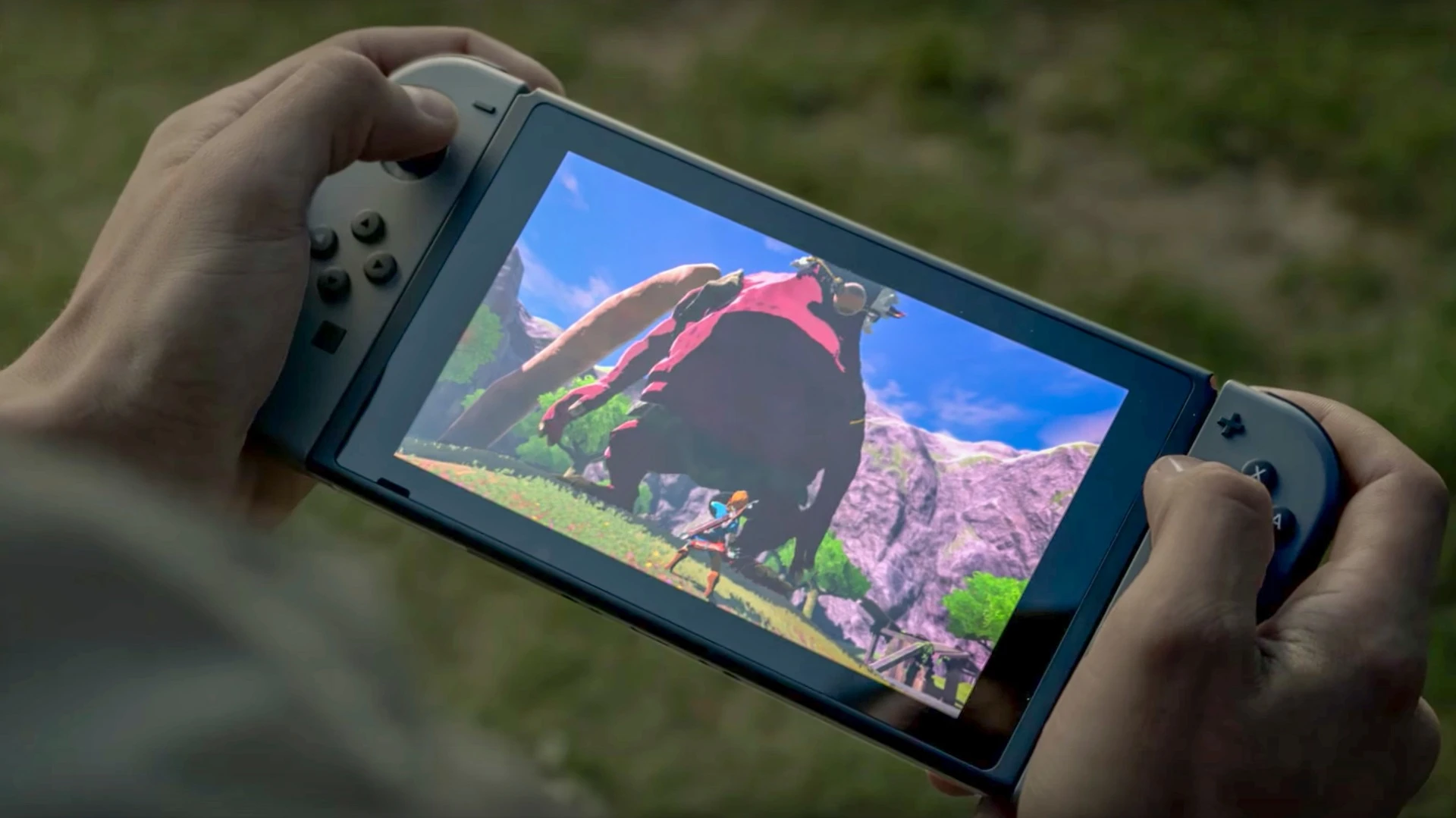 Nintendo Switch on the go