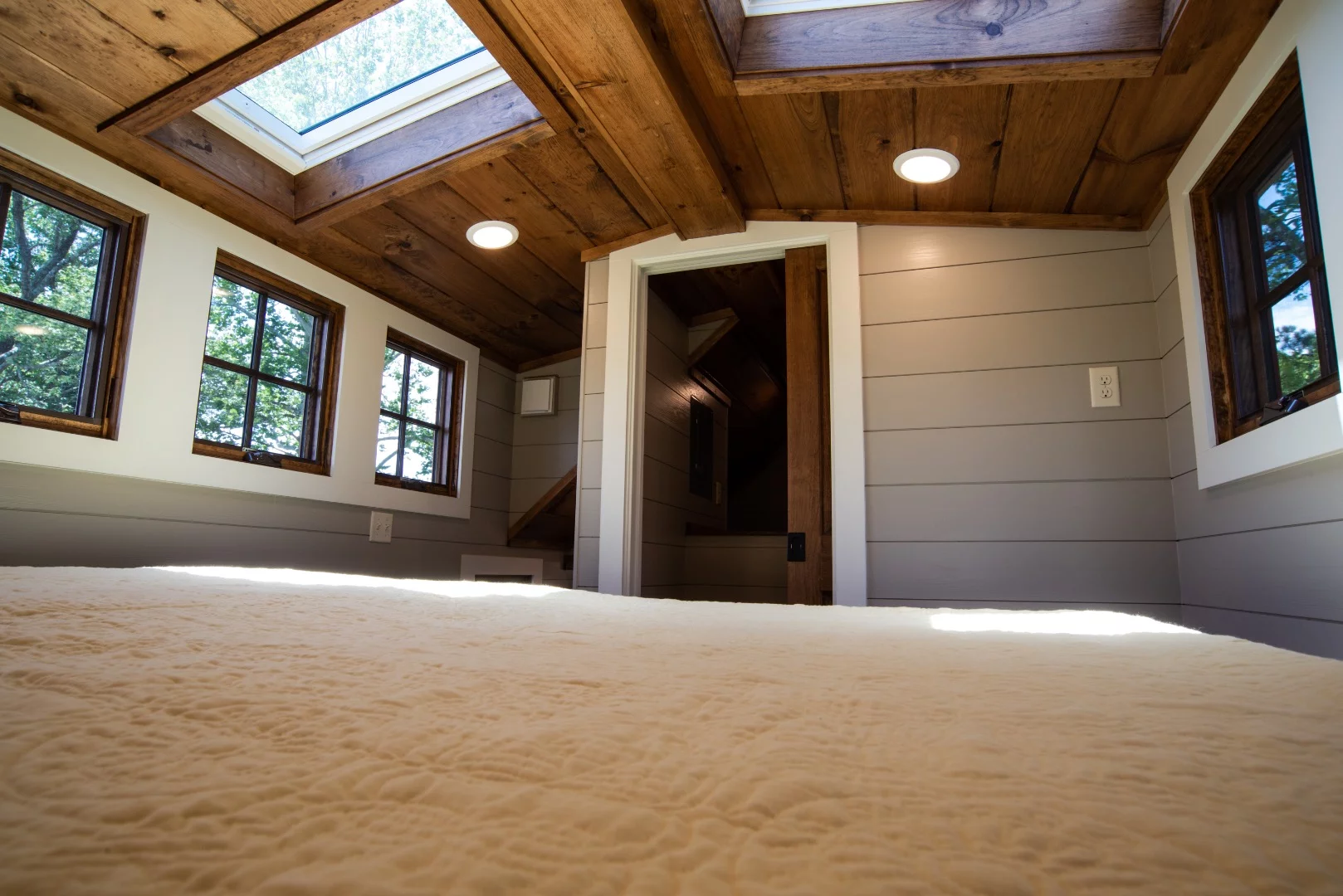 The Denali XL's bedroom has plenty of room to stand up in