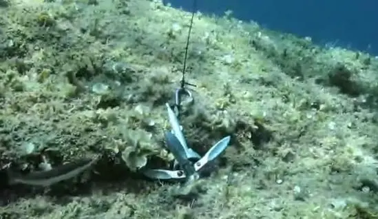 ÁETEM bags include an anchor that keeps them in place while the seatrekker dives and explores