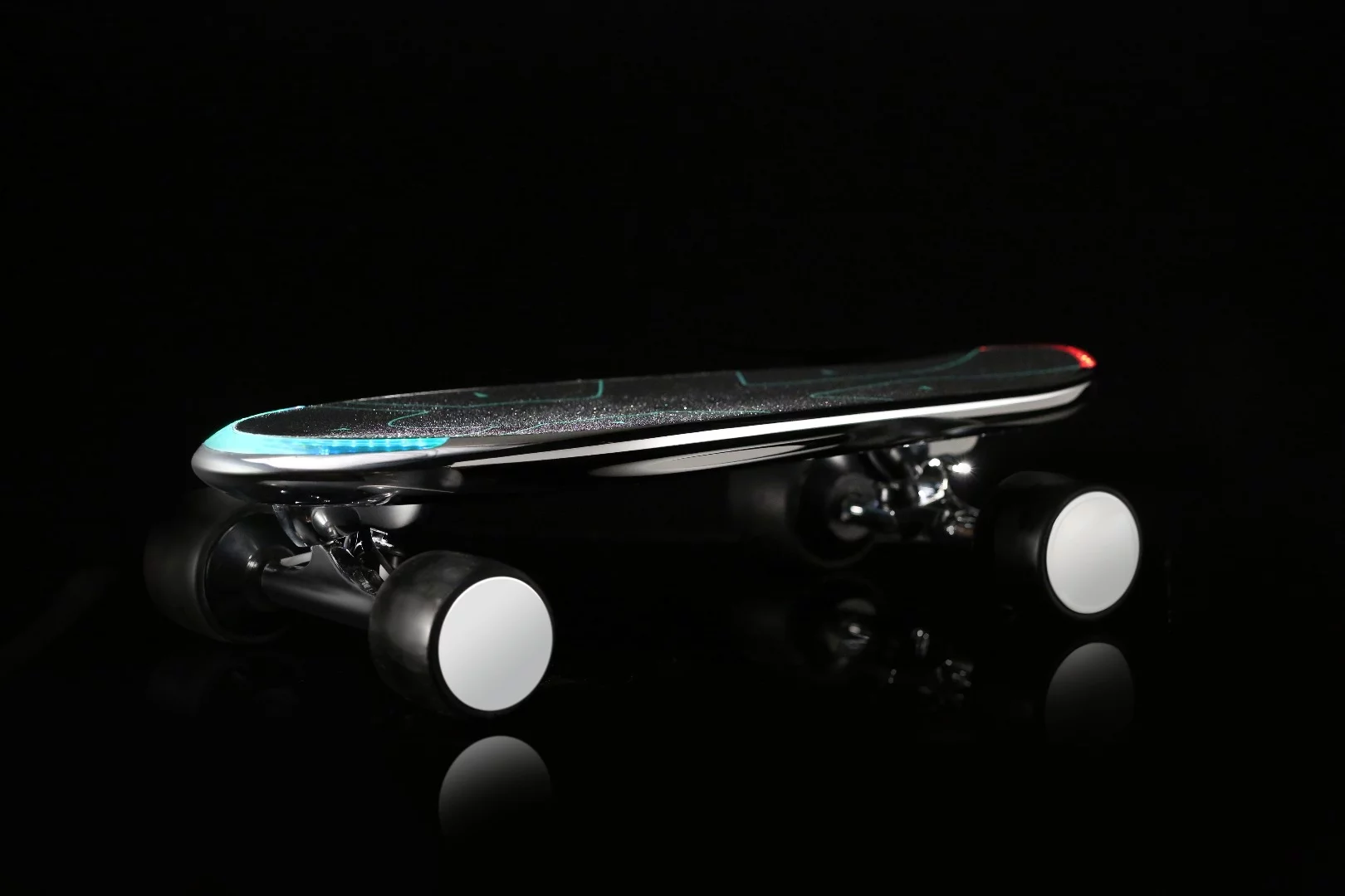 The Spectra electric skateboard can also be controlled with an app