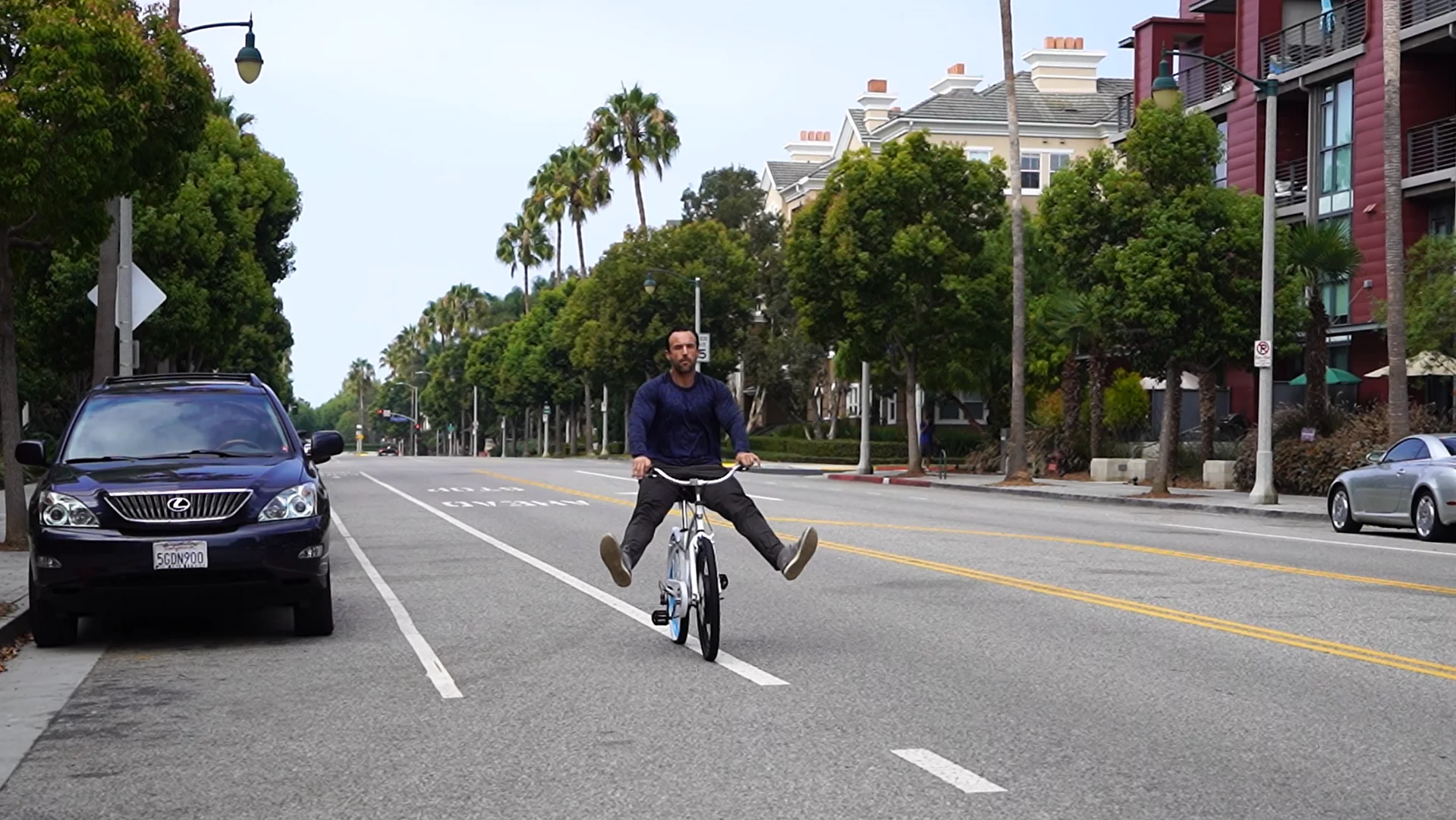 The EZ Wheelie in action