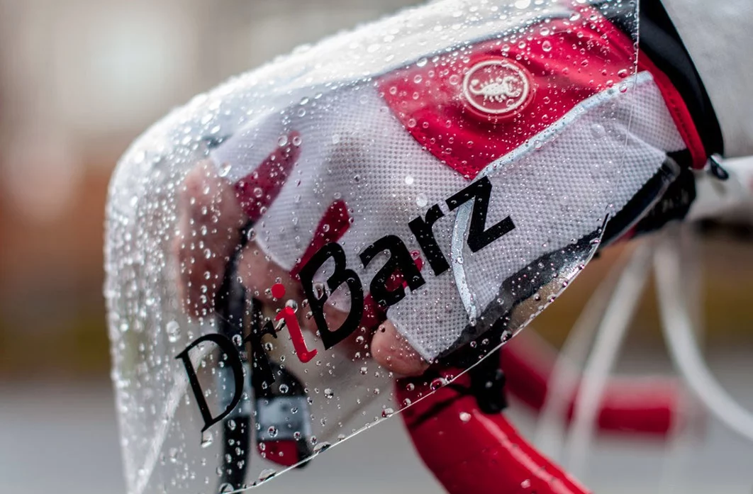 DriBarz also shields the hands from wind chill