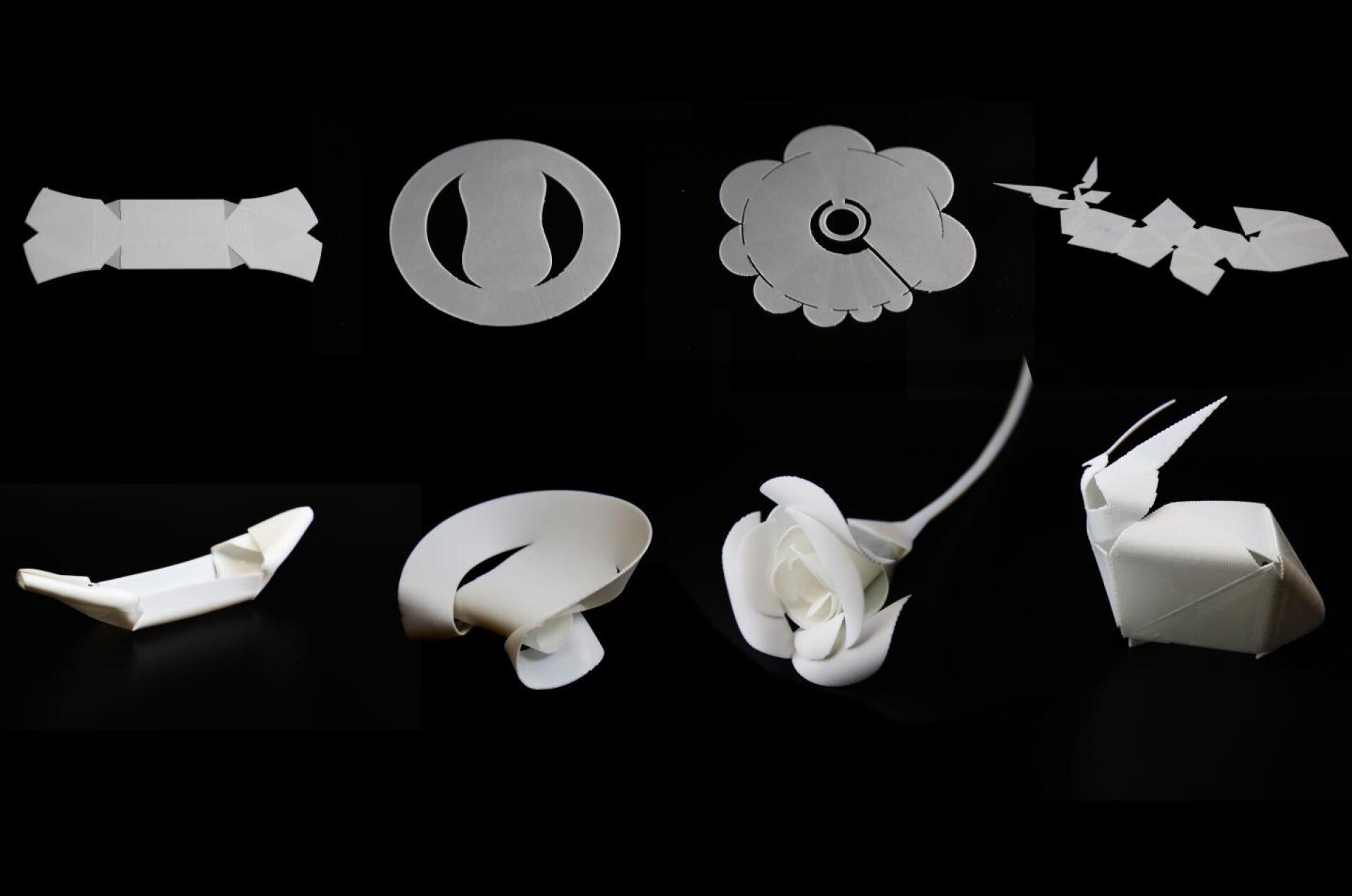 3D-printing problem used to create self-folding objects