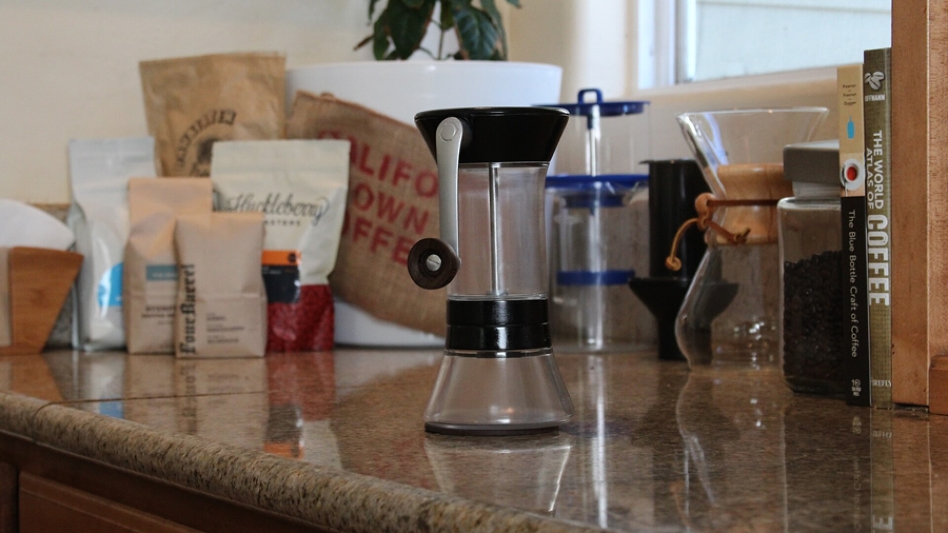 Handground coffee grinder lets you choose how fine you grind