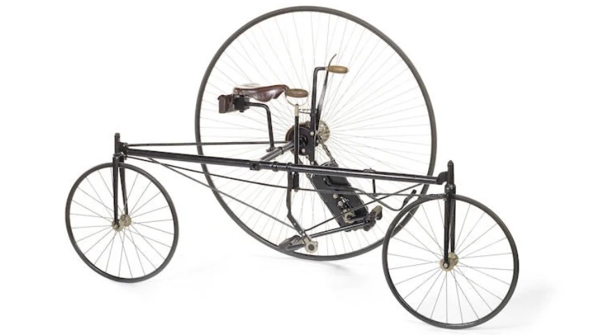 The bizarre Coventry Rotary tricycle, which is about to go auction
