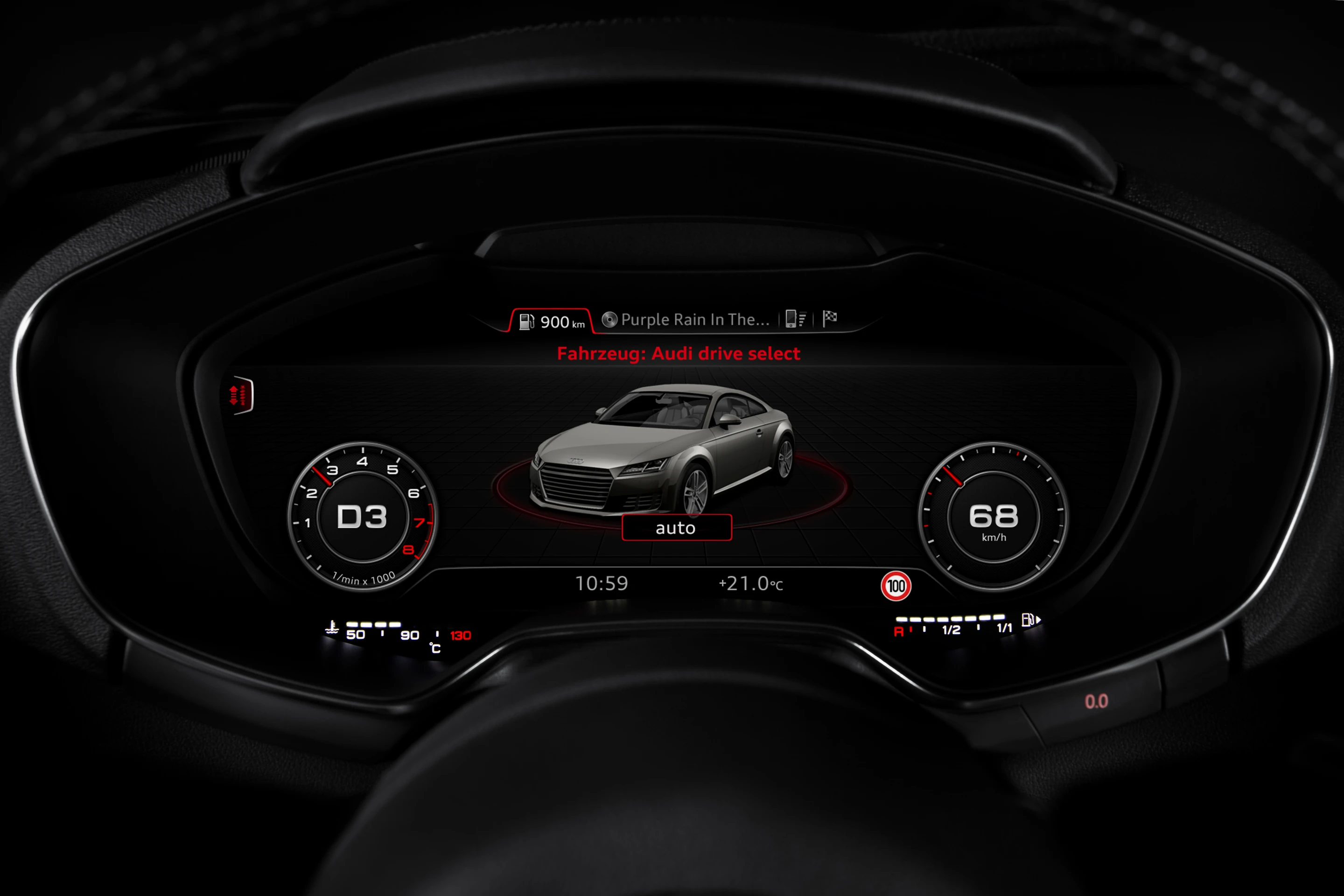 The screen is a 12.3 inch TFT display