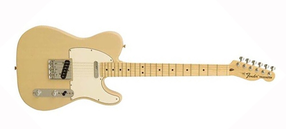 This 1949 Fender Broadcaster prototype was sold privately in 1994 for $375,000, believed to be the highest price ever paid for a guitar at the time. It was Leo Fender’s first prototype for the Fender Telecaster, the world's first commercial solid-body, single-cutaway electric guitar.