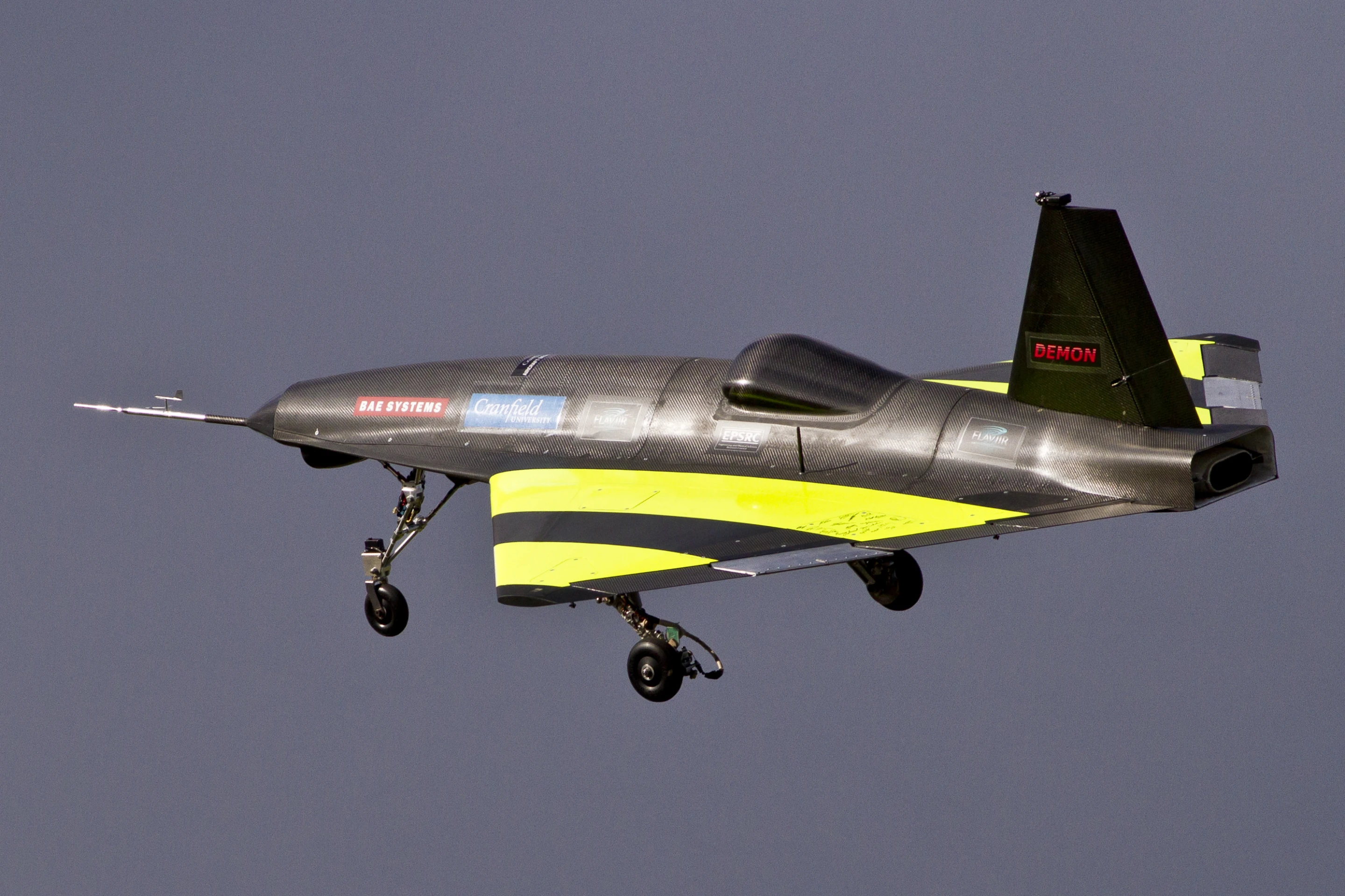 The DEMON UAV, that achieved flapless flight in Cumbria