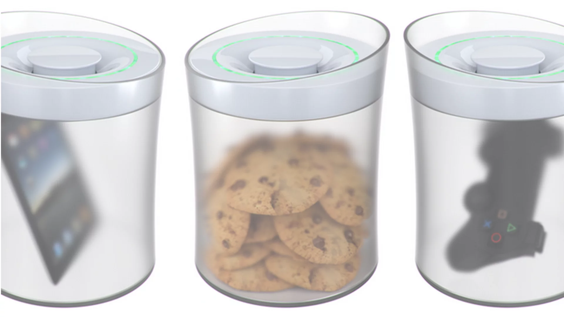 Users can put whatever they like inside the kSafe, providing it fits inside the round 186 x 196 mm (7.3 x 7.7 in) container