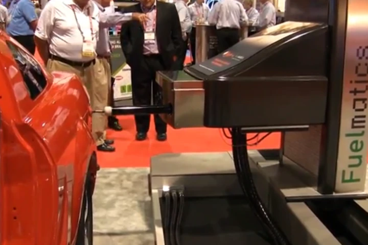 The Fuelmatics Automatic Refueling System in action (Image: Husky)