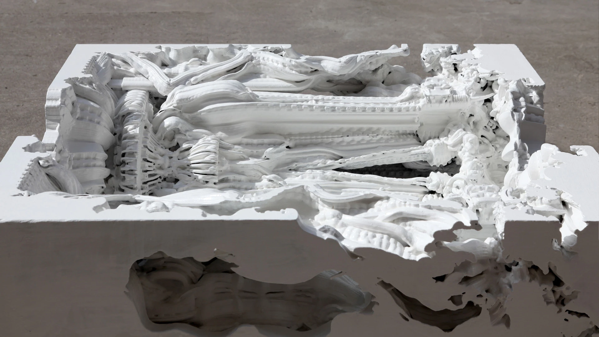 1:3 scale prototype – white (Photo: Hansmeyer / Dillenburger)