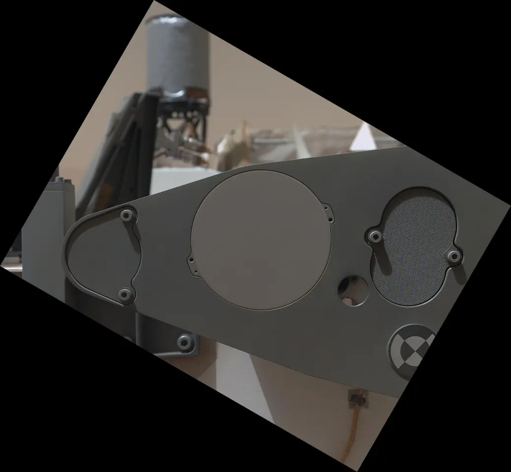 Organic sample brick (Image: NASA/JPL-Caltech/Malin Space Science Systems)