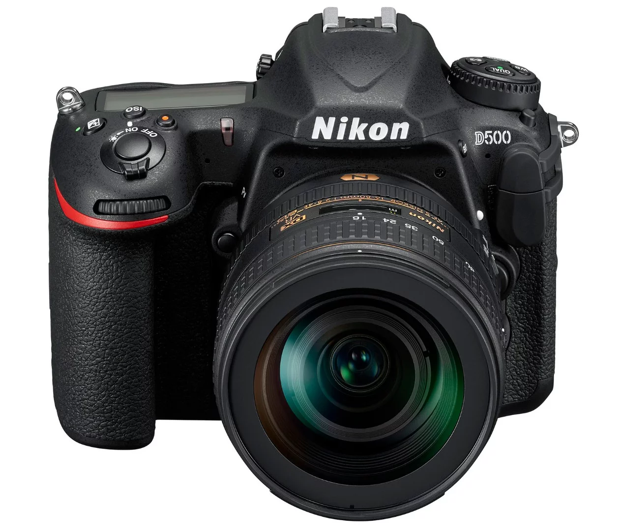 The Nikon D500 features built-int NFC, Wi-Fi, and Bluetooth