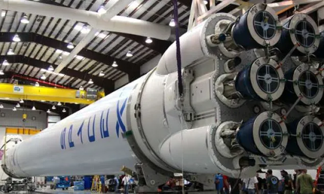 The SpaceX Falcon 9 rocket