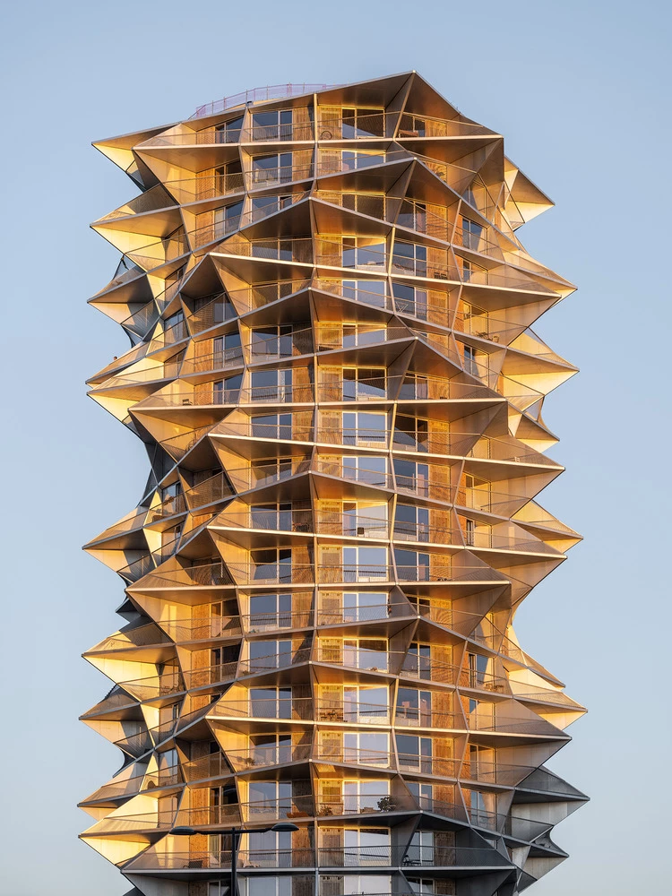 Kaktus Towers boasts a striking cactus-like facade and a unique hexagonal core floor-plan