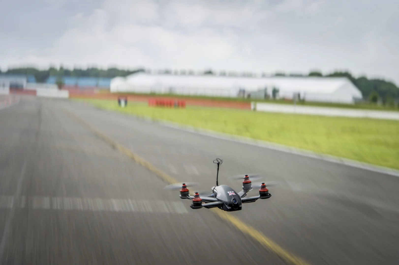 The Nissan GT-R drone can do 0 to 62 mph (100 km/h) in 1.3 seconds