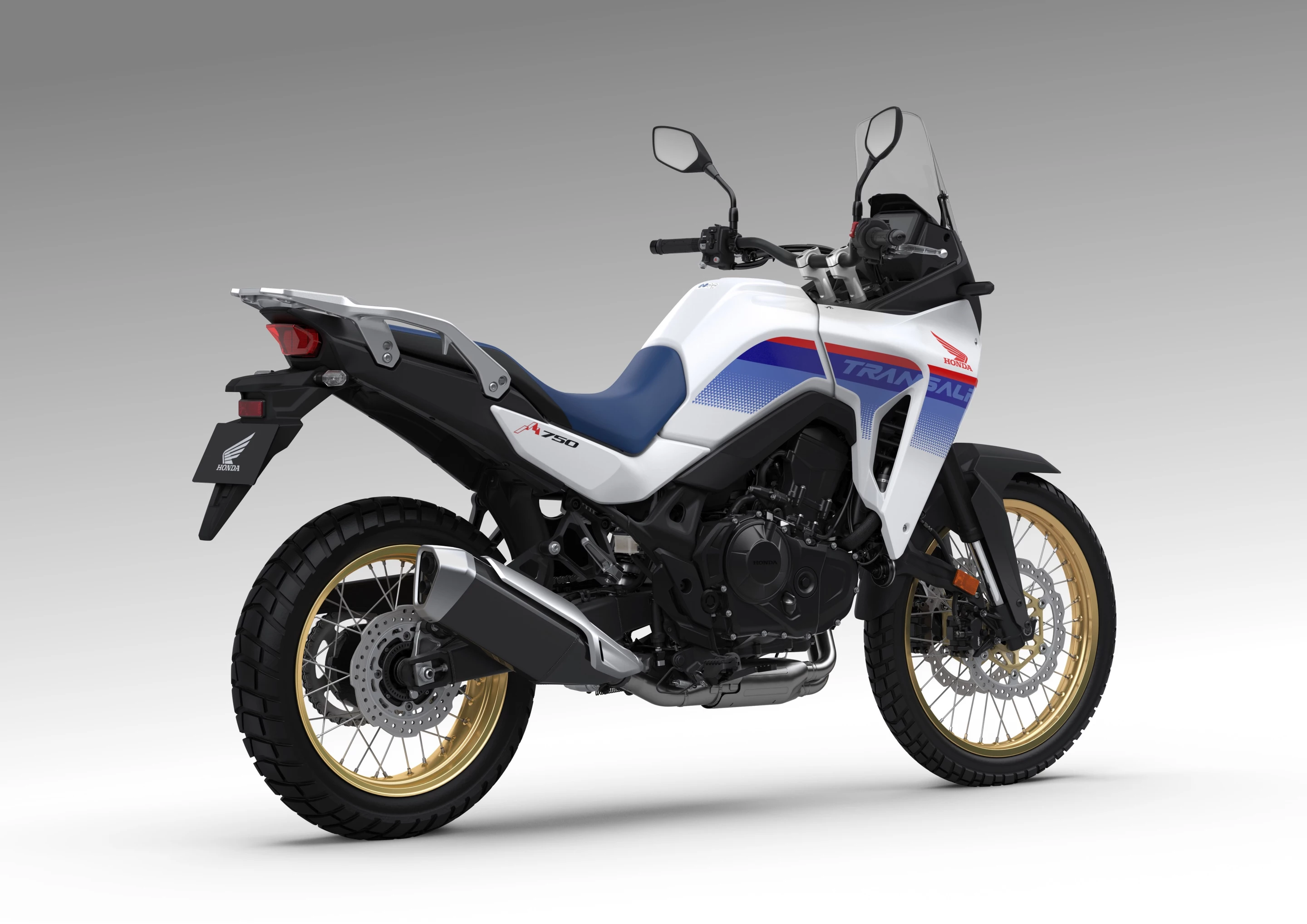 At 850 mm (33.5 in), the seat of the 2023 Honda XL750 Transalp doesn't sound very intimidating