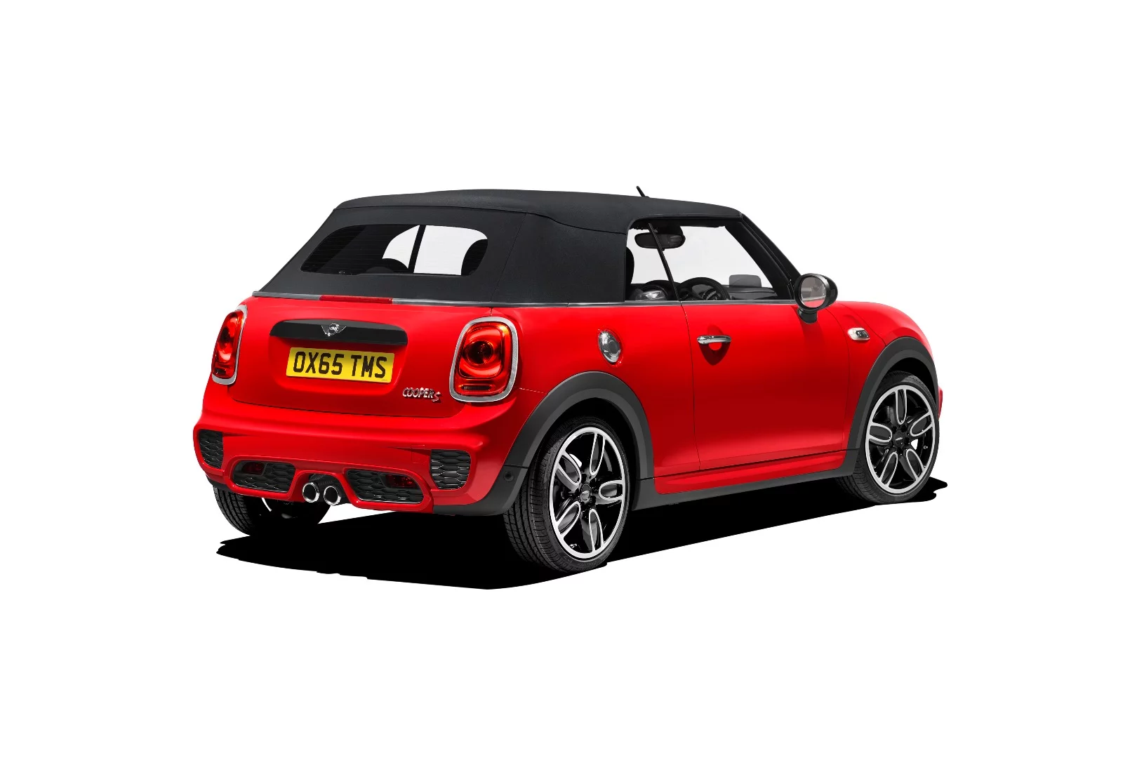 The Convertible's silhouette is instantly recognisable with the roof up