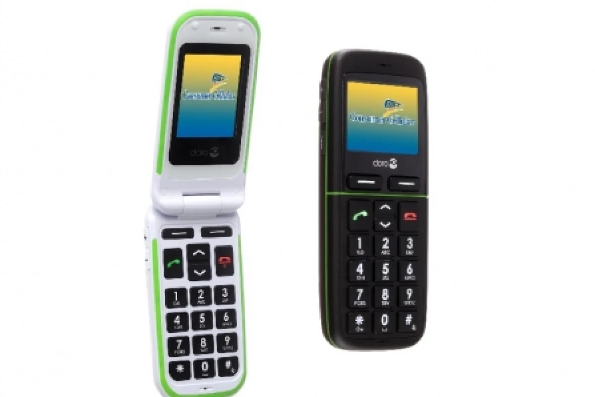 Doro PhoneEasy 345 and 410, ideal for seniors, are now offered by Consumer Cellular (Photo: Business Wire)