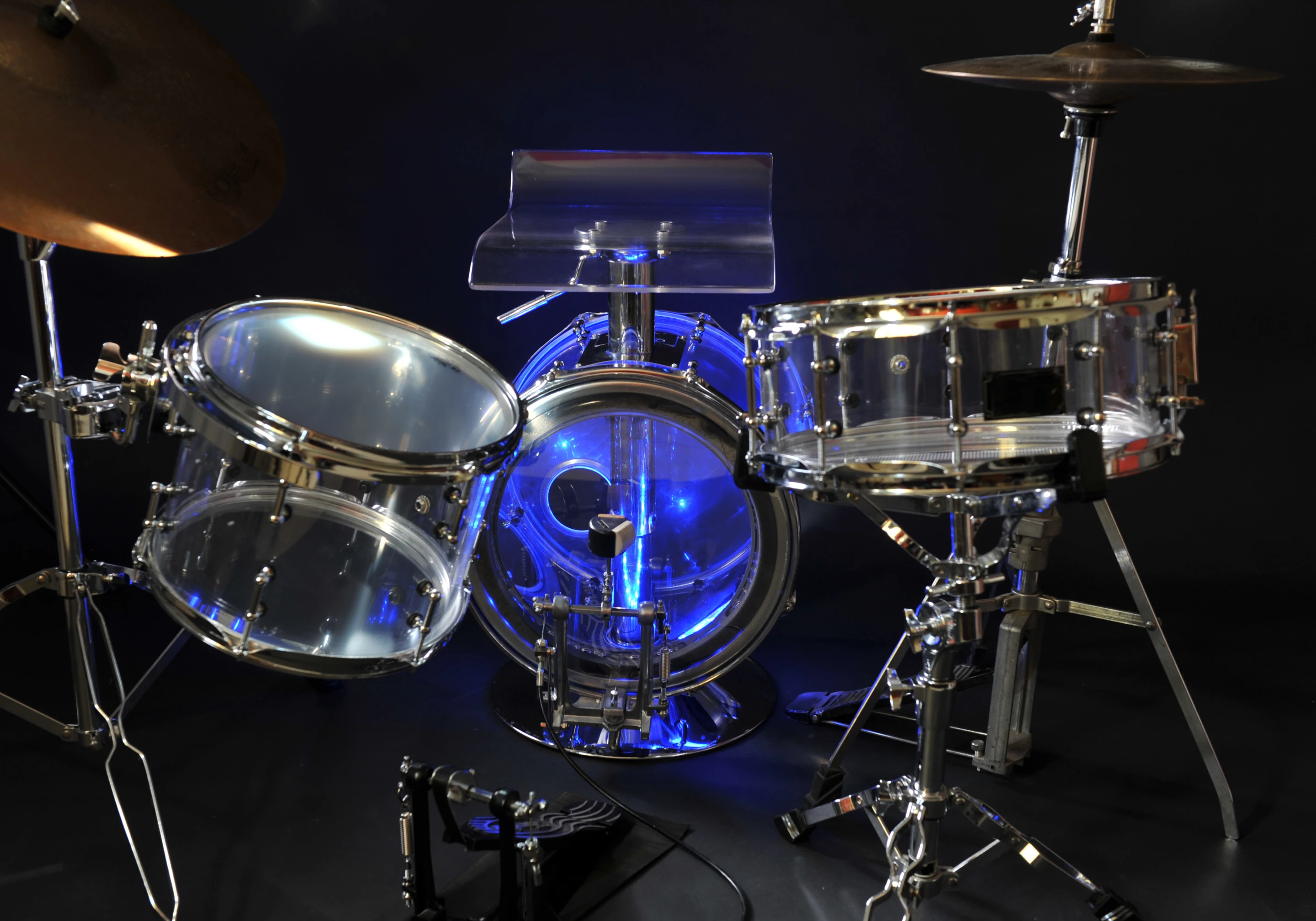 Bands could save precious space in the van with a combined kick drum and stool