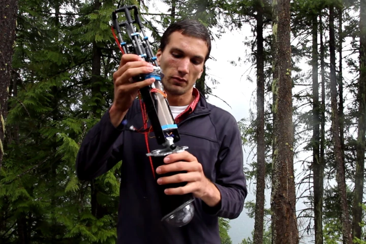 The Sentry drone is said to take as few as 10 seconds to unpack and set in flight