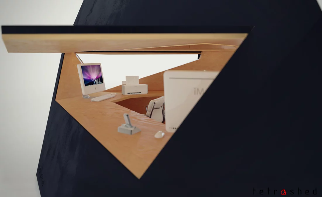 Ah, the cable-less iMac - coming to a Mac store near you some time in the next 30 years (Photo: Tetra-Shed)