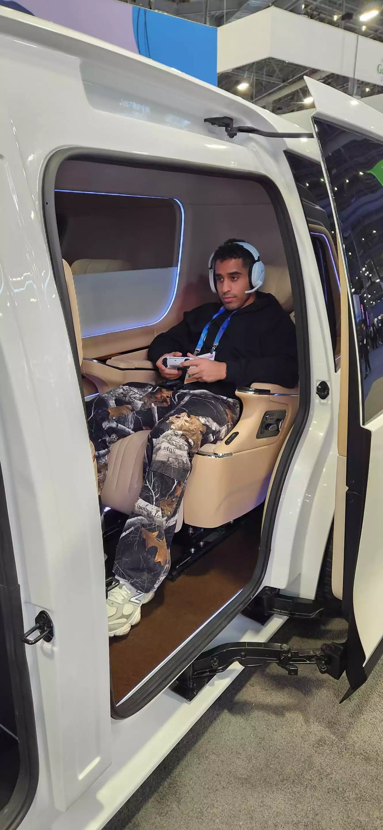 Each pod includes plush 'Zero Gravity' seating for one, along with personalized entertainment for gaming, streaming content or projecting media on the integrated screen