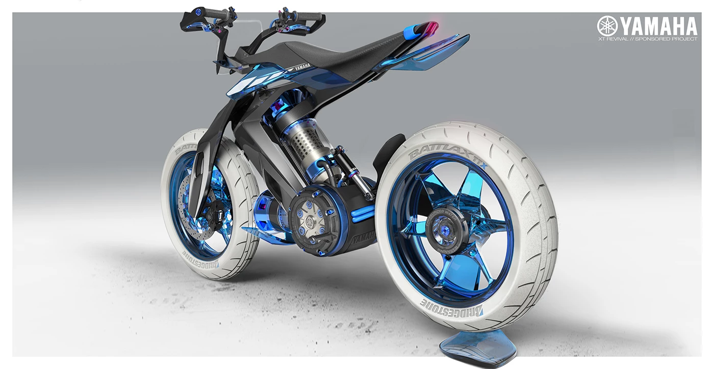Those clear blue rims look incredible ... but won't work using today's technology