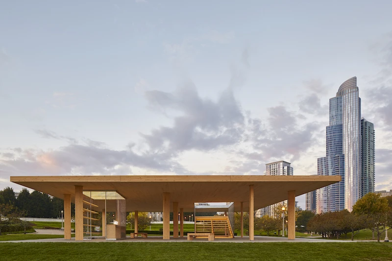 Chicago Horizon, by Guy Nordenson & Associates won the Wood in Government Buildings award