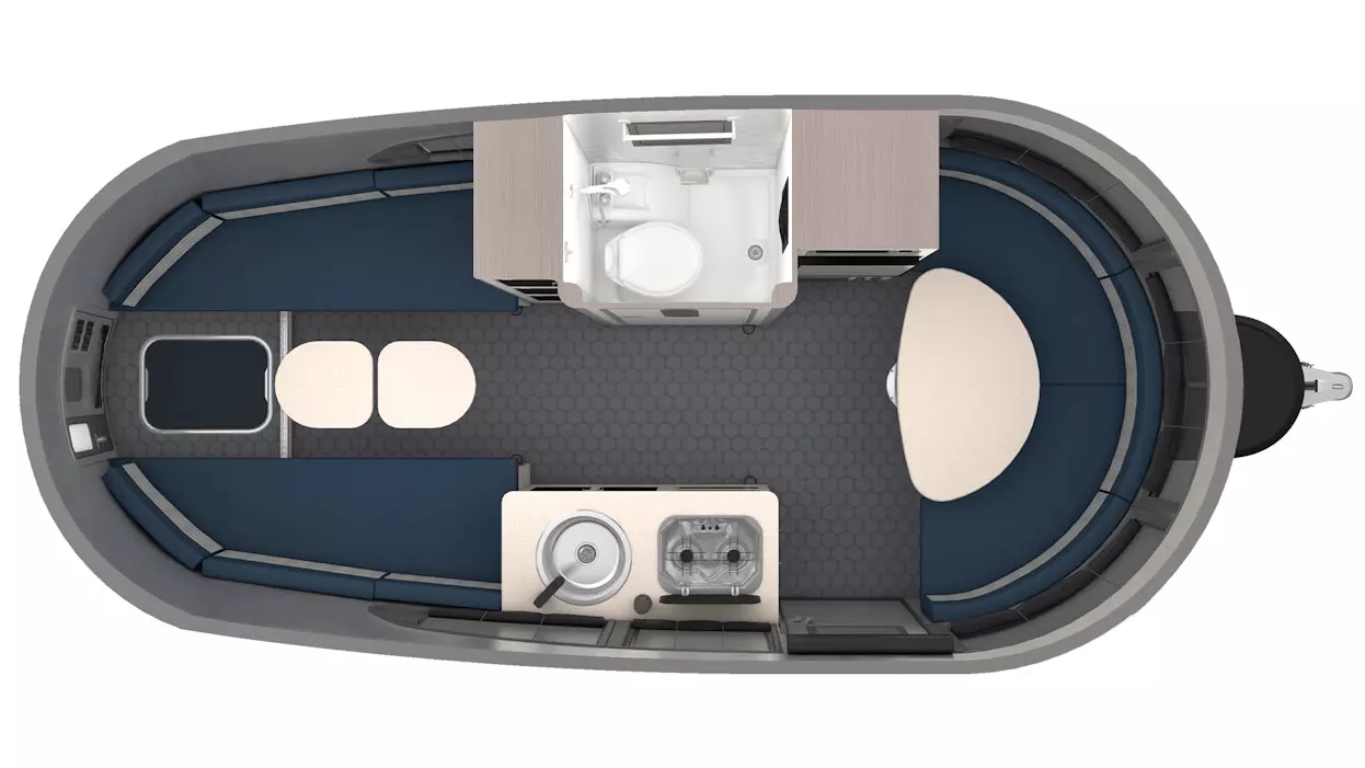Airstream Basecamp 20X floor plan