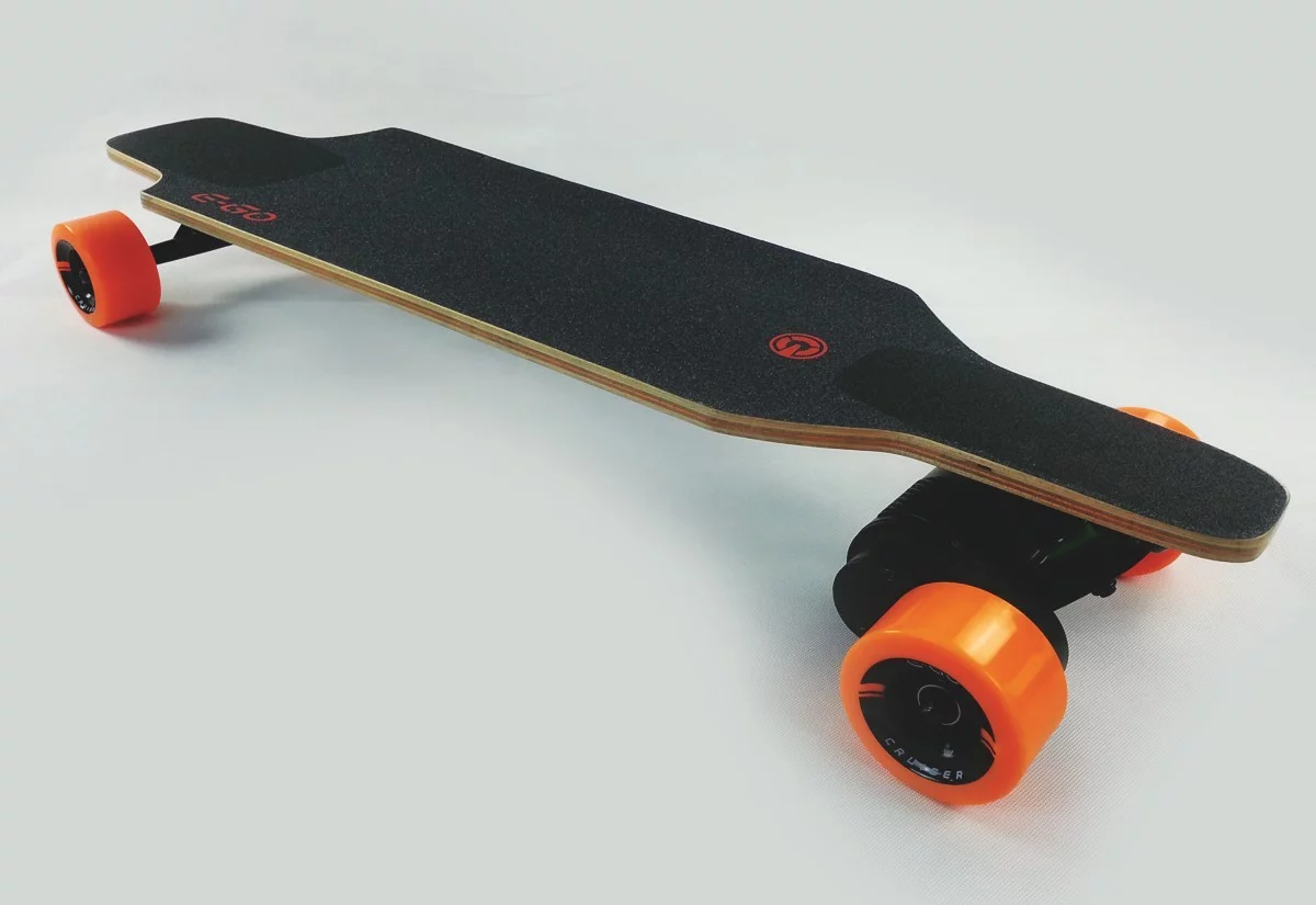 The E-Go Cruiser is powered by a 400-watt motor