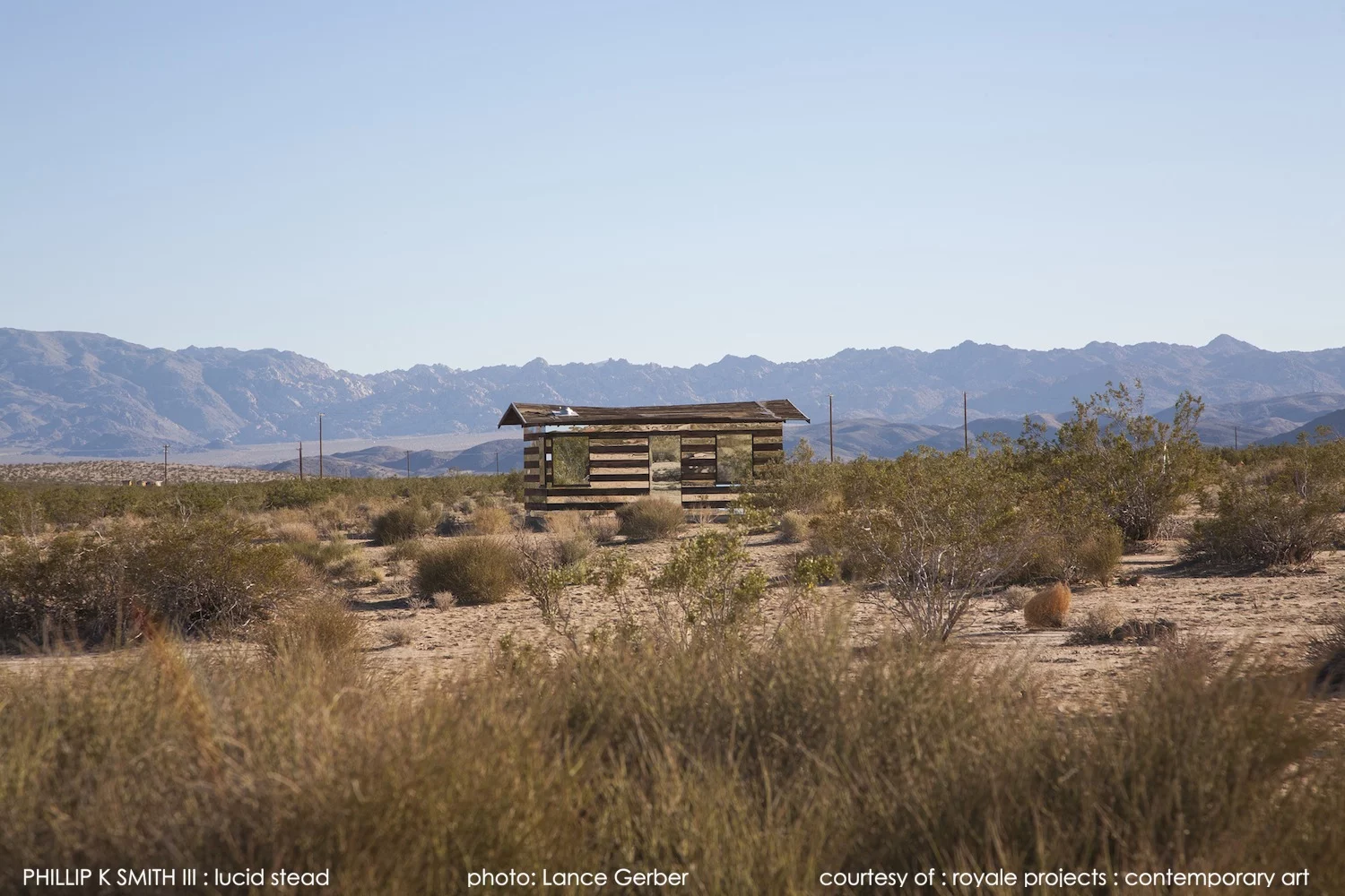 Smith has rented a property nearby in order to facilitate his documenting the project with photographs and drawings (Photo: Lance Gerber/royale projects : contemporary art)