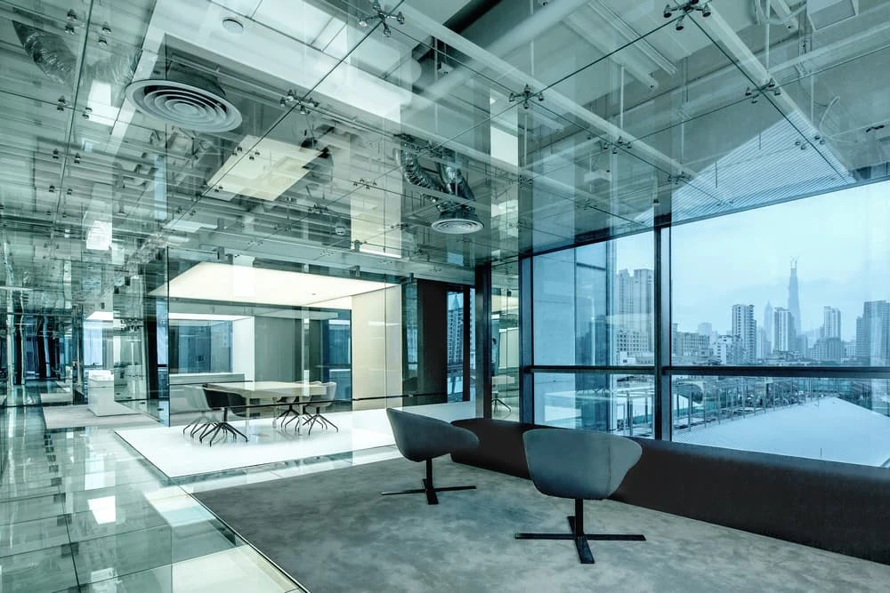 Glass Office, by AIM Architecture