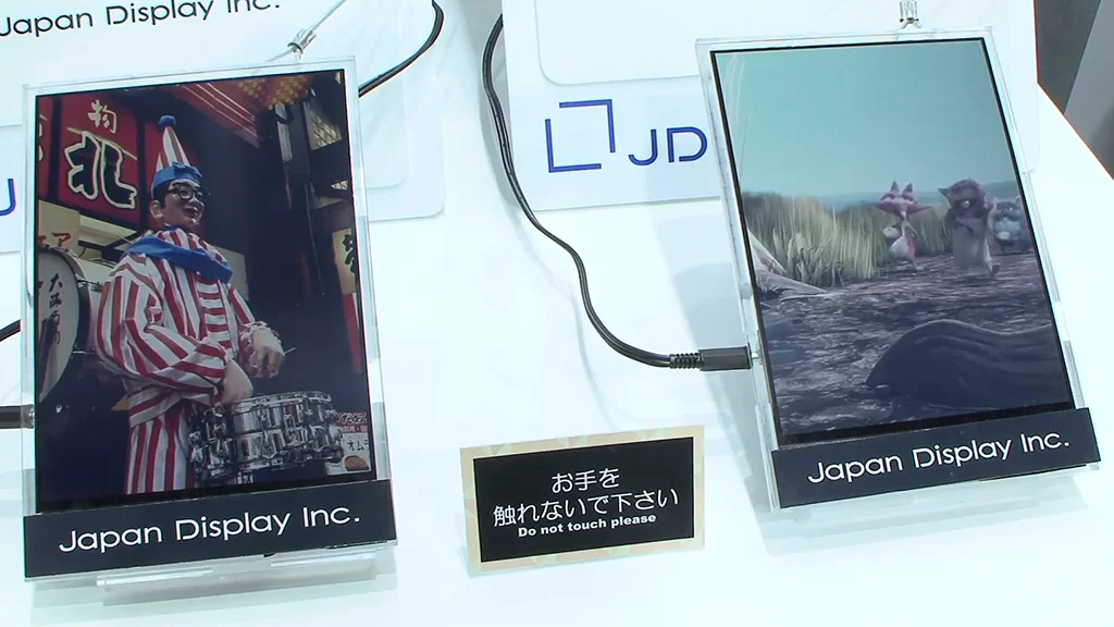 Japan Display's paper-like, color, reflective LCD can display video