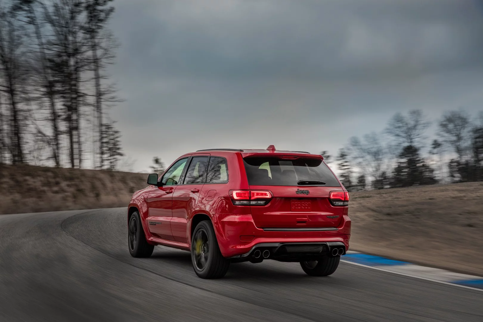 The Jeep Grand Cherokee Trackhawk tackles the track