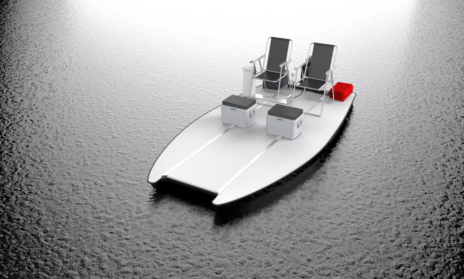 The BeachRay is designed to keep the fun of boating while taking out much of the hassle and expense