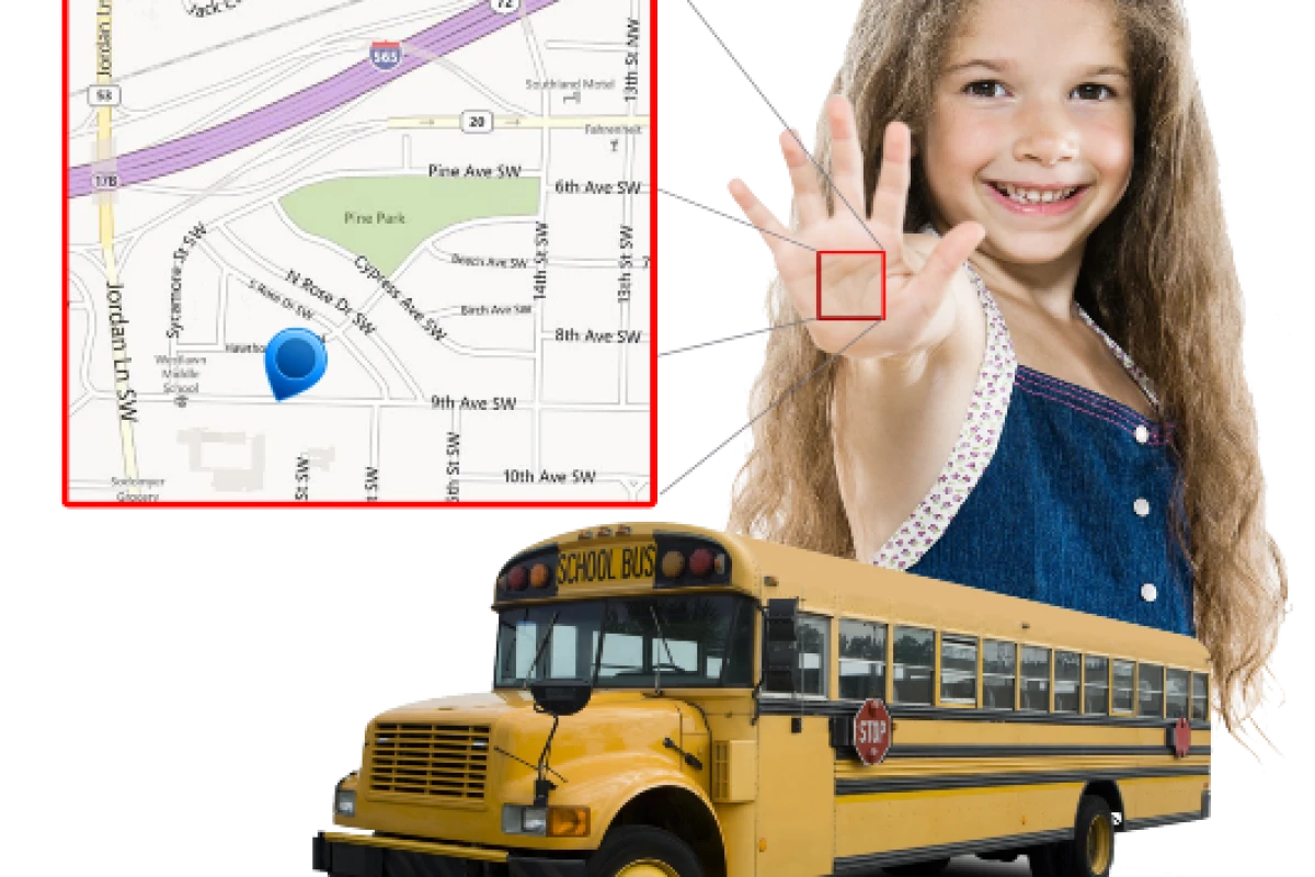 Kidtrack identifies young bus-riders by reading the unique vein patterns of their palms