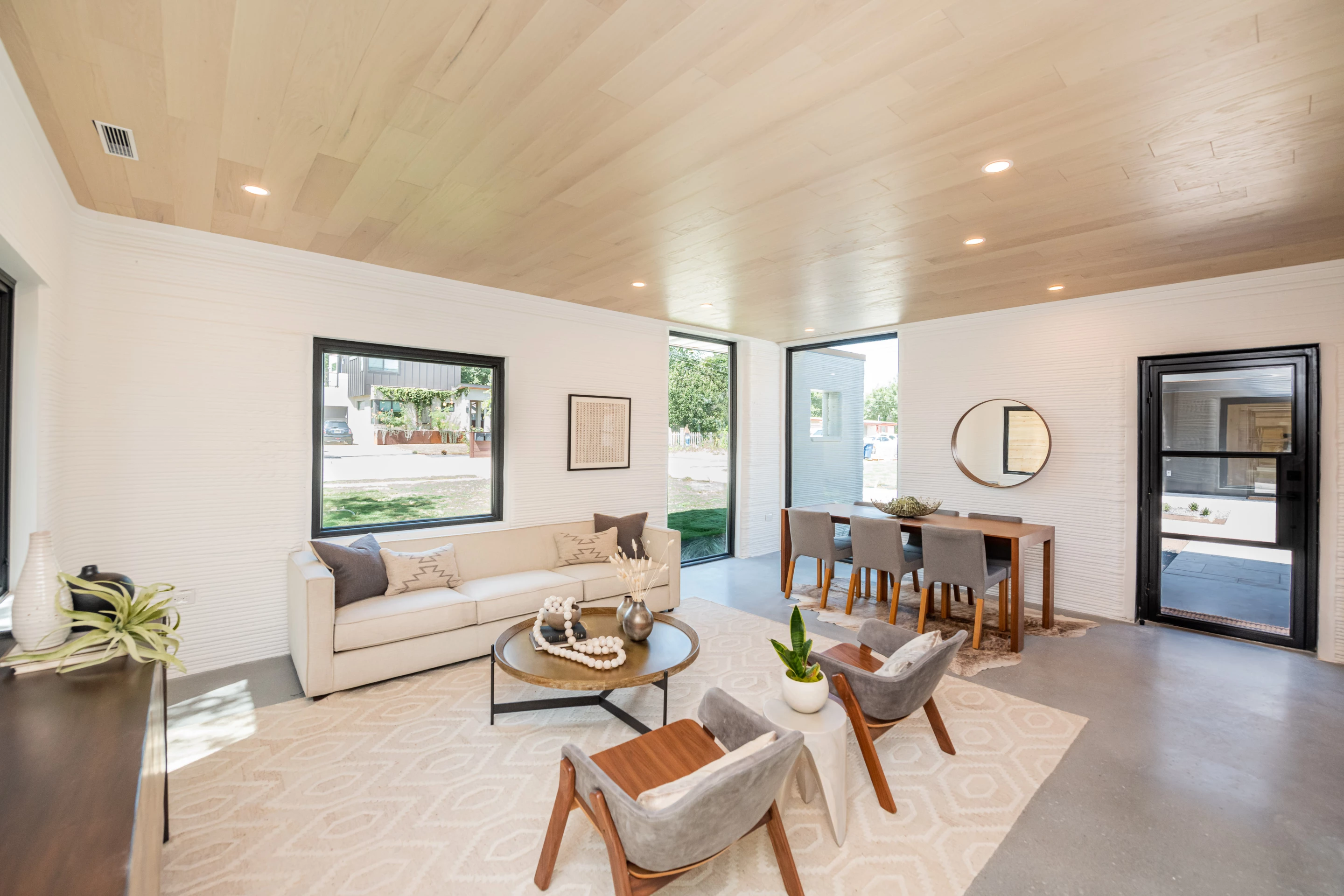 The East 17th St 3D-printed Home Development's largest home measures 1,928 sq ft (179 sq m)