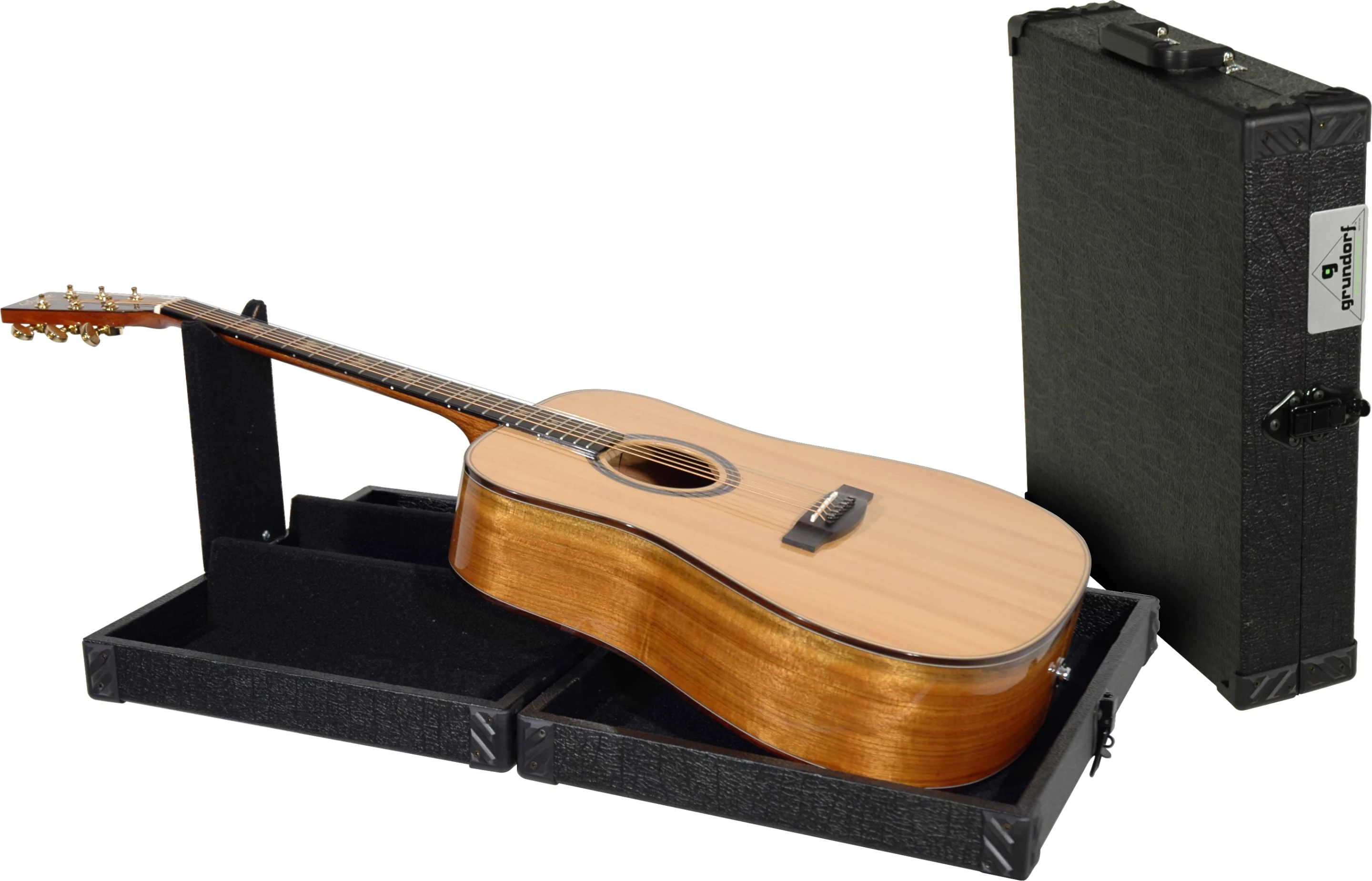 The compact and portable GMT-004 guitar maintenance table from Grundorf