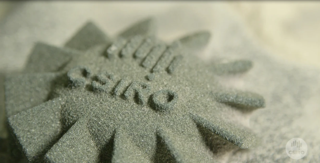 part printed using the Voxeljet VX1000 sand printer